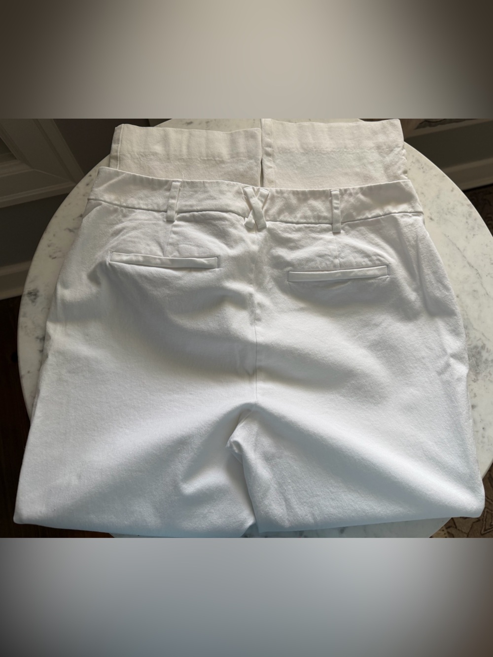 Maeve Anthropologie White Pants